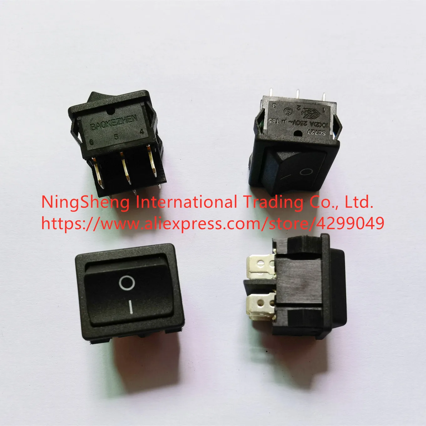 Joli d'alimentation SC727, interrupteur à bascule à 2 vitesses, 6 broches, 10A250V, original, nouveau, 100%