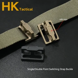 Tactical Metal QD Sling Mount  2 To 1 Point Triglide Sling Adapter Compatible with QD Swing Swivels Airsoft Hunting Accessories