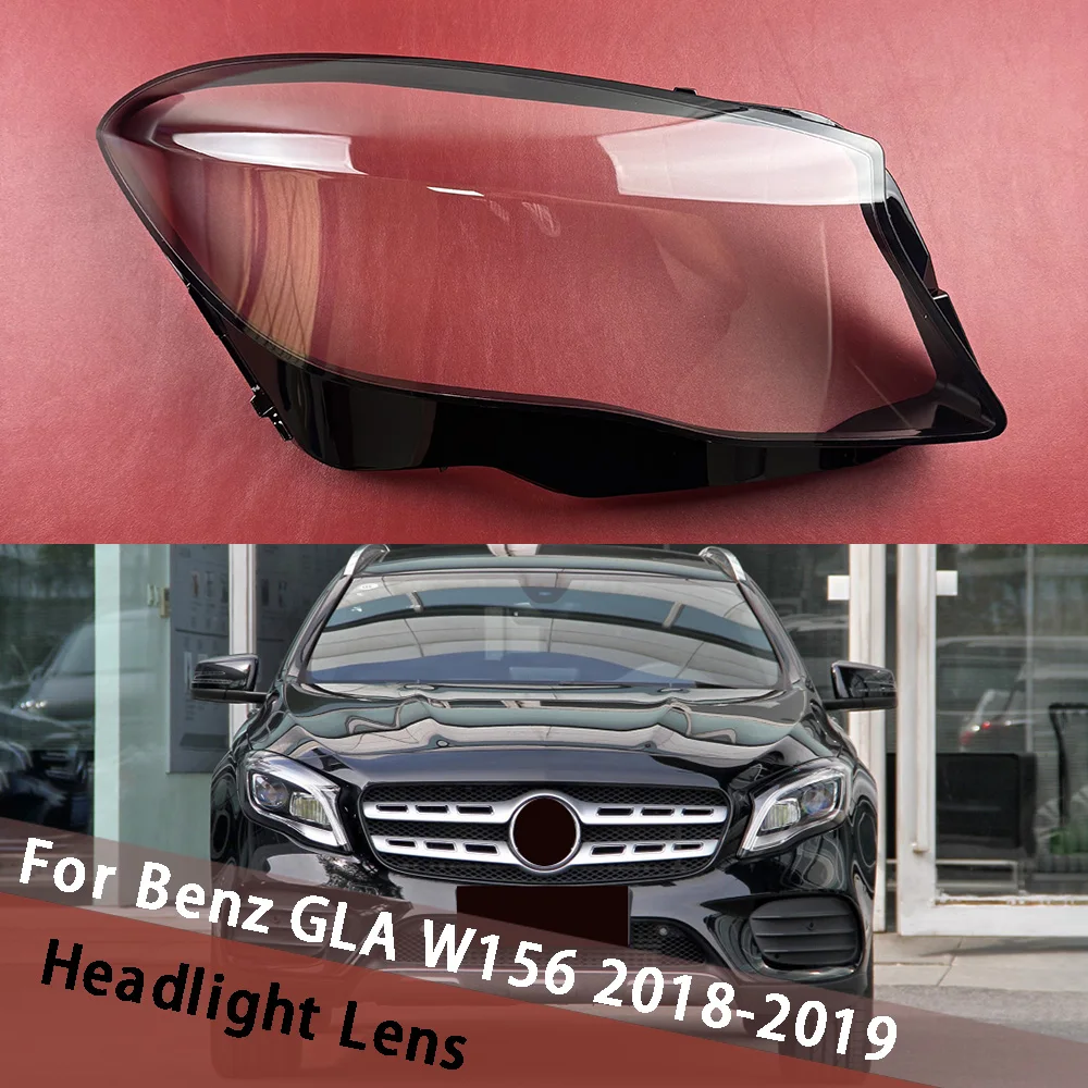 

For Mercedes-Benz GLA W156 GLA200 GLA220 GLA260 2018 2019 Headlight Shell Headlamp Housing Shade Lampshade Head Light Cover