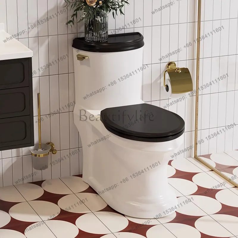 French retro ordinary toilet siphon type personalized creative European toilet