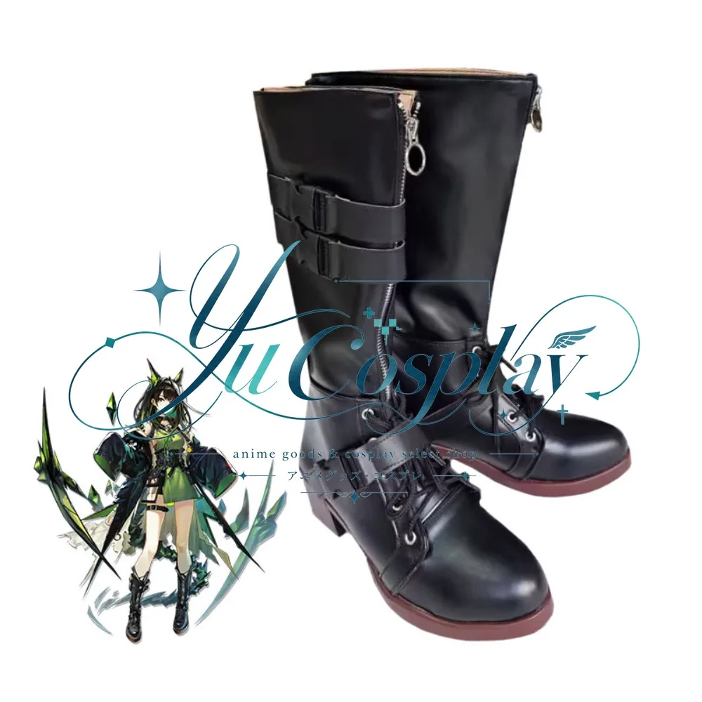 Mon3tr Cosplay Shoes Arknights Character Style Custom Made Footwear Handmade Design for Event Photography