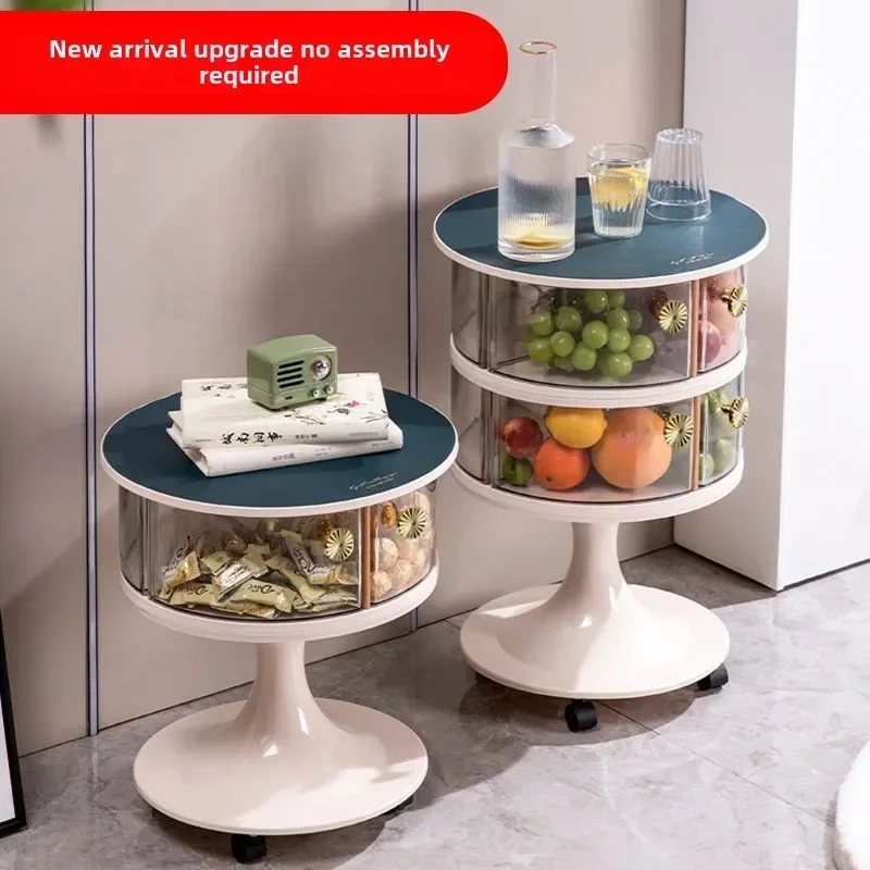 

Trolley, Snack Storage Box, Living Room, Multi-function, Storage, Bedroom, Multi-layer, Shelves, Mobile Coffee Table