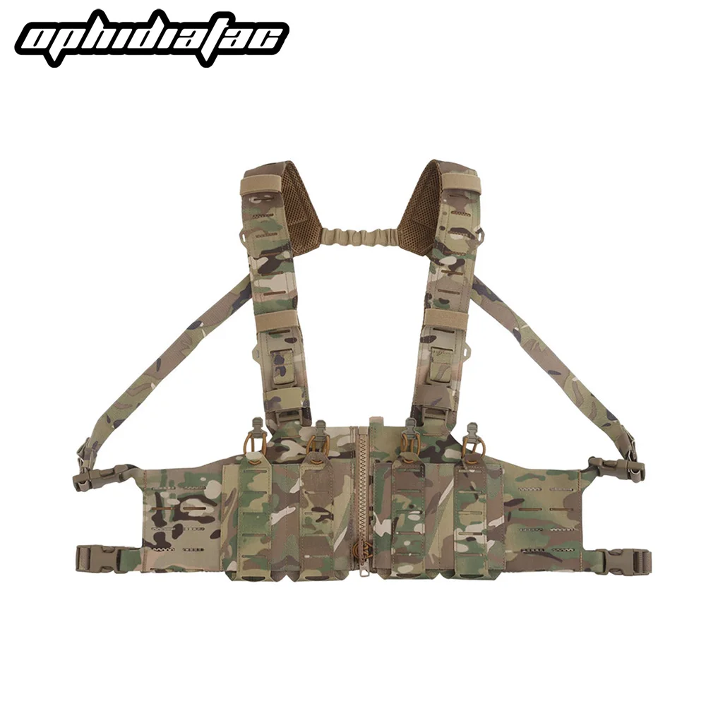 

OPHIDIAN Lightweight SF Chest Hanging Zipper Equipment Magazine Rack Padded Shoulder Strap Quick Hunting