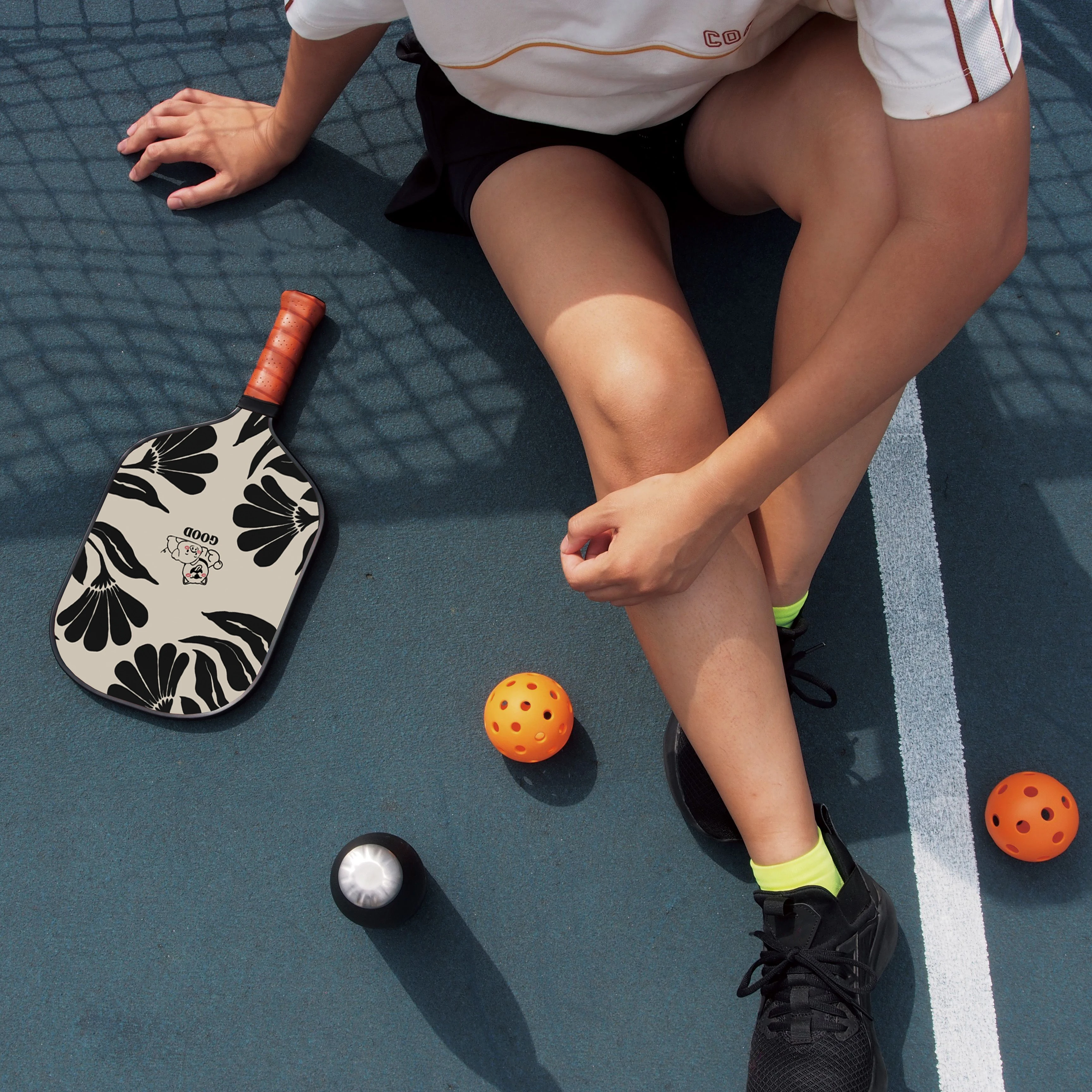

Pickleball Set Thermoformed T700 Raw Carbon Fiber Pickleball Paddle Surface With Foam Edge Ergonomic Grip Pickleball Bag