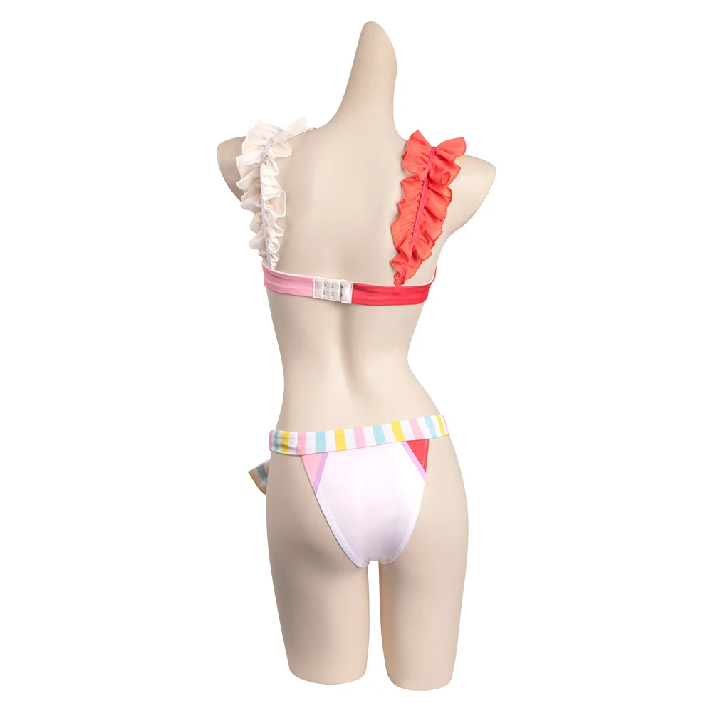 Adult UTA Cosplay Costume Adult Women Fantasy Bikini Swimsuit Hoodie Zip Up Jacket Coat Outfits Halloween Carnival Disguise Suit view 5
