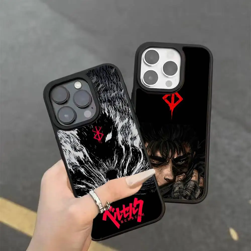 

Comic Cool Berserk For IPhone 17 16 15 14 13 12 11 Mini Pro Max Plus PC+TPU Back Phone Cover