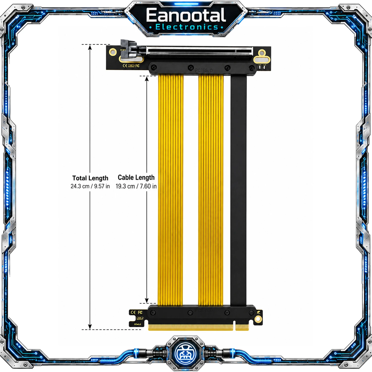 PCIe 5.0 X16 GPU Riser Cable G - Gpu Vertical Mount review and price