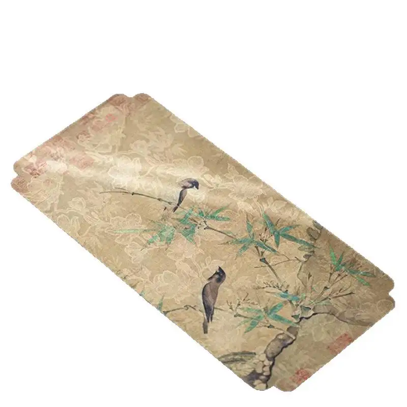 Chinese Cloud Silk Green Bamboo Dry Tea Mat Chinese Zen Tea Tray Mat Tablecloth Tea Mat view 5