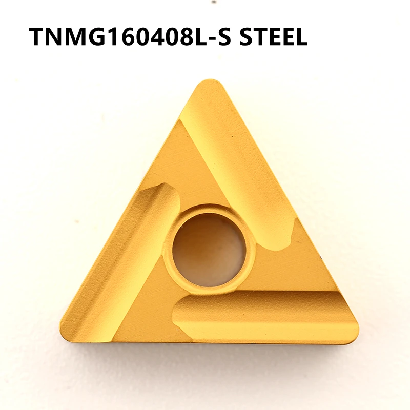 10 قطعة كربيد إدراج TNMG160404 TNMG160408 الخارجية تحول أداة الثلاثي TNMG R-S/L-S شفرة الحديد الفولاذ المقاوم للصدأ الألومنيوم