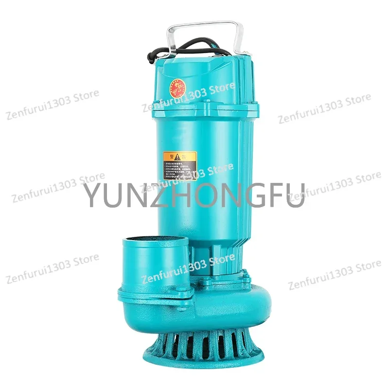 Agricultural Household 220v Fish Pond Small Diving Pumper 2.5-inch 3-inch 4-inch 1 Clean Water Pump High-rise Large Flow