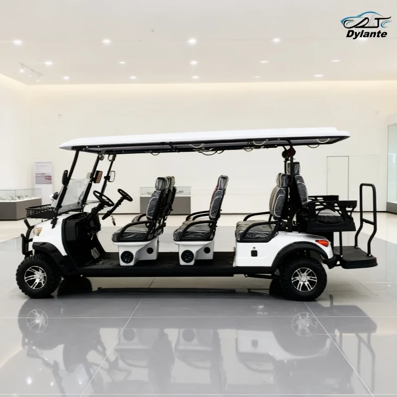 عربة جولف كهربائية قانونية للشارع، معتمدة من CE، دراجة كهربائية، مكبرات صوت بلوتوث، مقعد منجد، سكوتر كهربائي #4