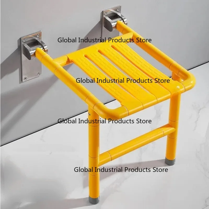 

Wall Mounted Shower Seats Folding Shower Bench Bathroom Chair Stool With Non-slip Feet Drainage Holes for Elderly Disabled