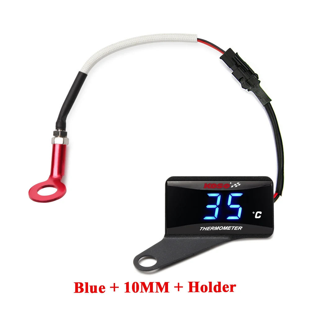 KOSO cilinderkop temperatuurmeter Motorfiets LCD Digitale Scherm Sensor SAMCI Universele cilinder Temp Meters ﻿