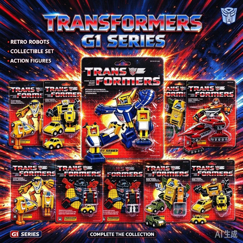 New Original Brand Transformer Robot Toy G1 Series ko Seaspray Bumblebee Cliffjumper Swerve Prime Figure Anime Model Doll Gifts