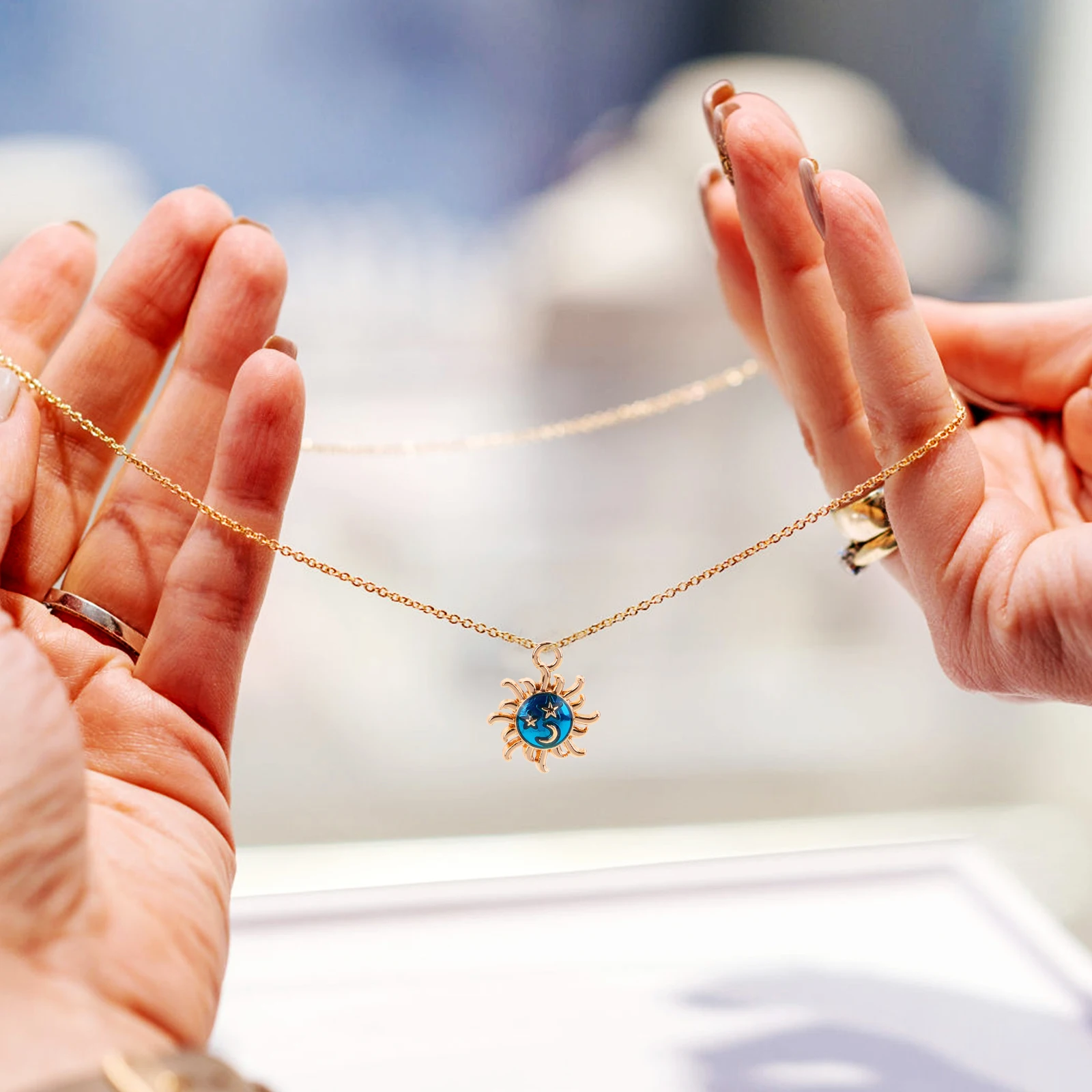 

30 Pcs Jewelry Sun Charm Necklace Trendy Gold Charms Bulk for Necklaces Bracelet Diy Vintage