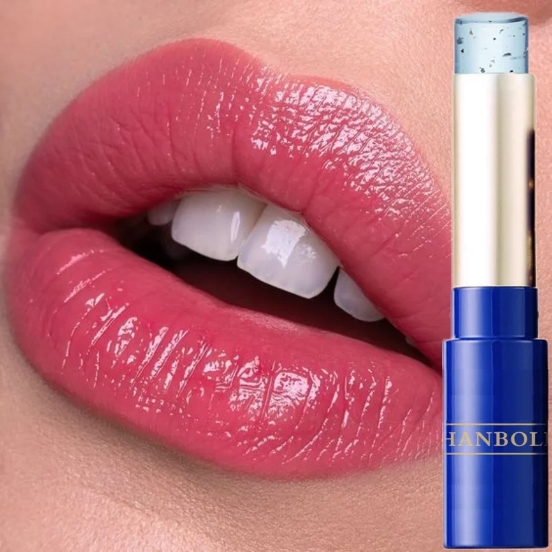 1 szt. Galaretkowy błyszczyk, szminka - wrażliwy na temperaturę zmieniający kolor, odżywczy, odpowiedni do wszystkich rodzajów skóry