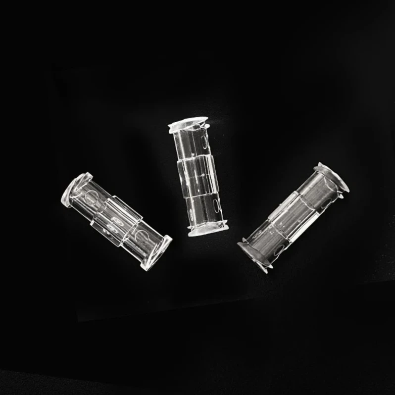 PP material beauty tools Wholesale transparent, high-quality, durable Ruhr thread fittings, leak proof double-sided locking