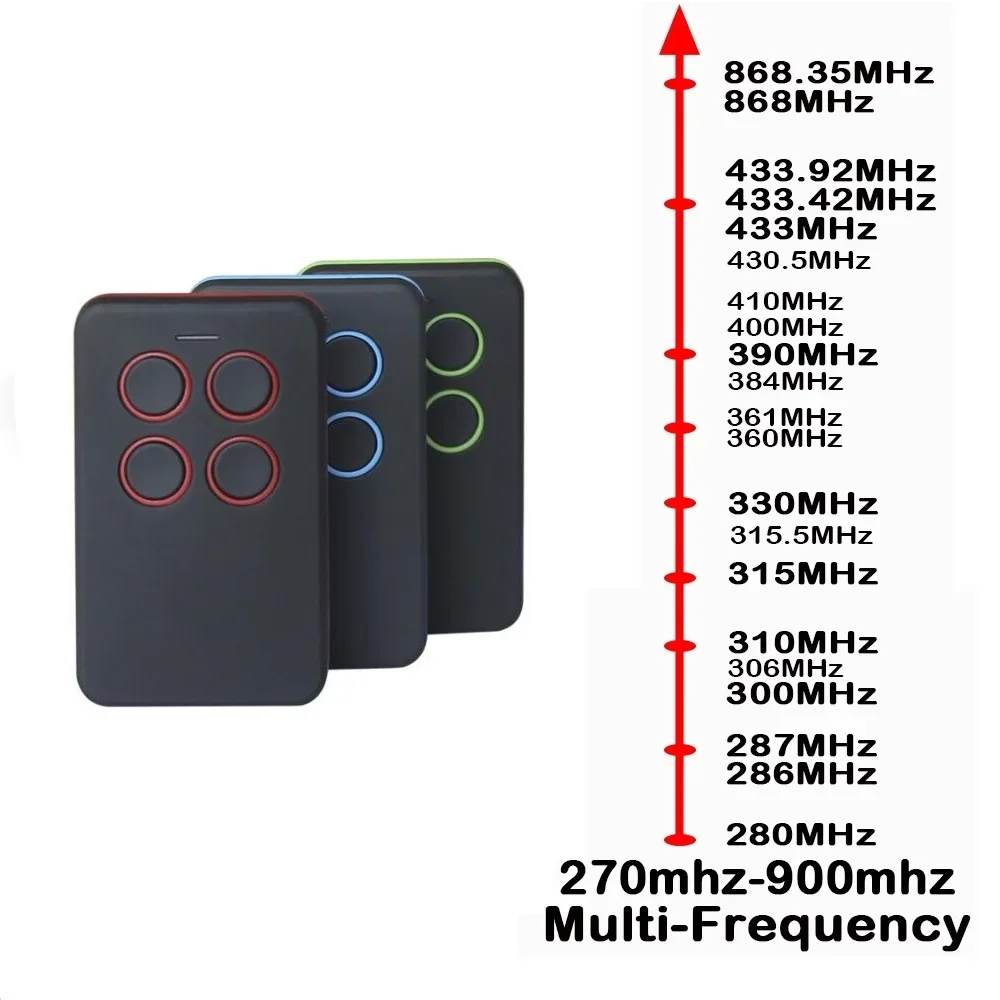 PUJOL-Abridor de Portas com Controle Remoto, Transmissor de Comando, MARS, MARS, OCEAN, MARTE, V215, NEO, 433,92 MHz, 4 Botões