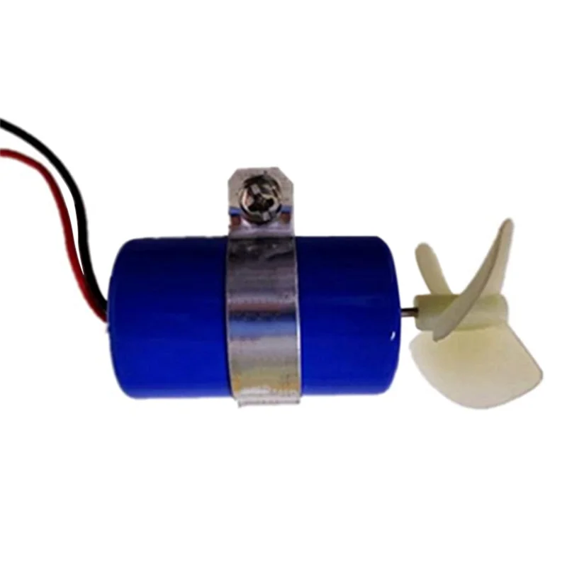 Práctico 1 par RC Jet Boat Motor submarino propulsor 7,4 V 16800RPM CW CCW hélice de 3 aspas para DIY Micro-ROV Robot RC cebo