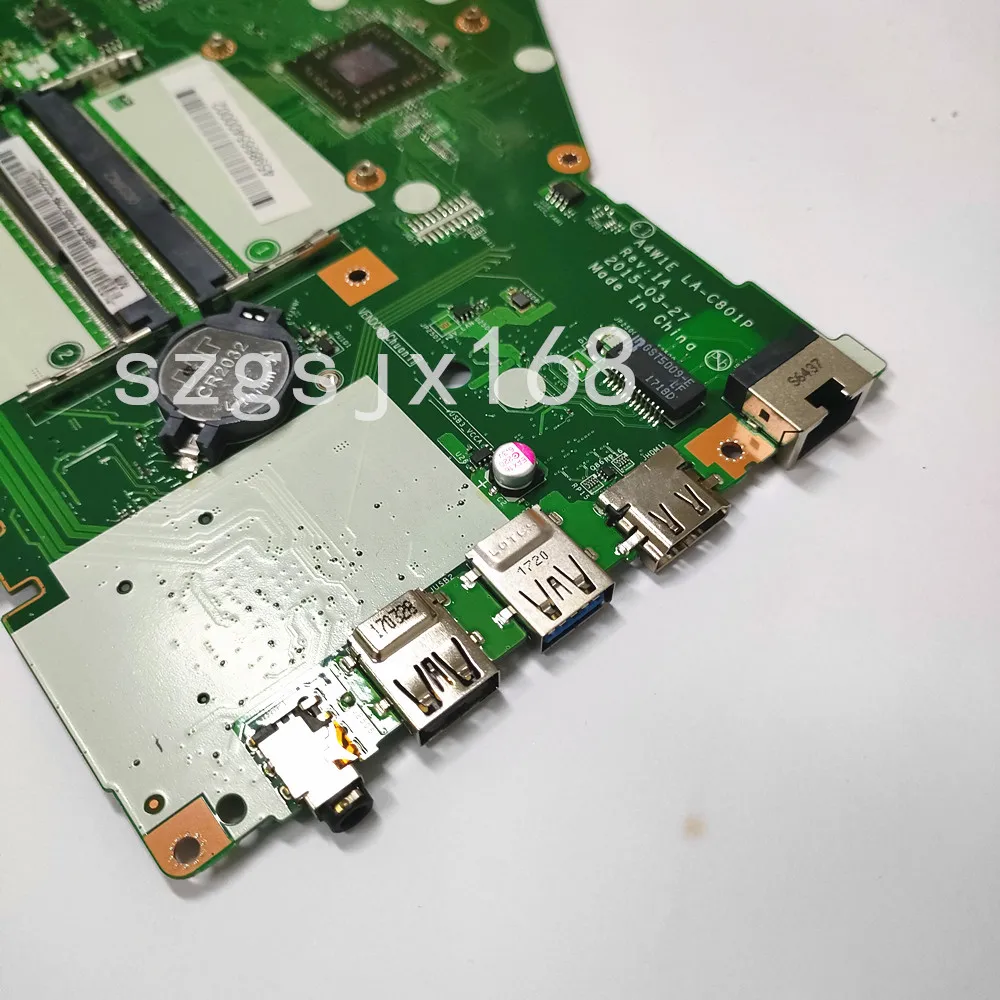 Voor Acer Aspire ES14 ES1-420 ES1-421 Laptop Moederbord A4W1E LA-C801P Moederbord (Met A4-5000 Cpu) NBG1F11004 DDR3 Test O