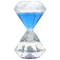 Oil Drop Hourglass Desk Ornament Home Decor Liquid Motion Bubbler for Kids Timers