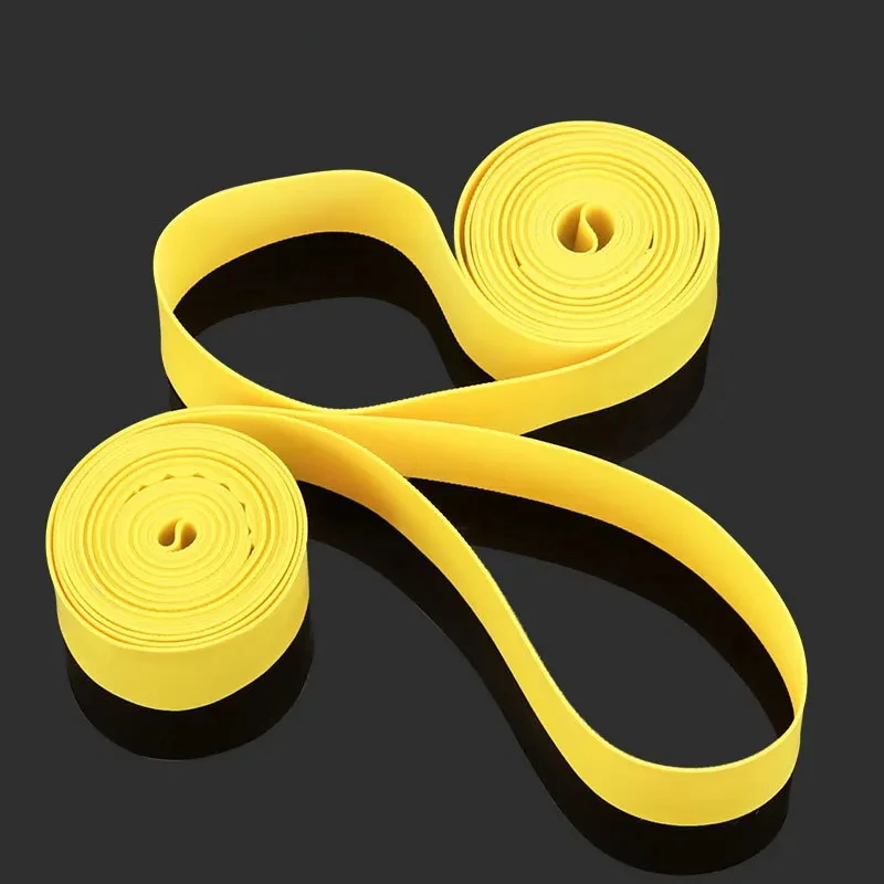 1 Paar (2 Stück) Premium PVC-Felgenbänder für Fahrräder – MTB, Rennrad, Faltrad – Reifenstreifen 26, 27.5, 29, 700c Zoll – Detail 2