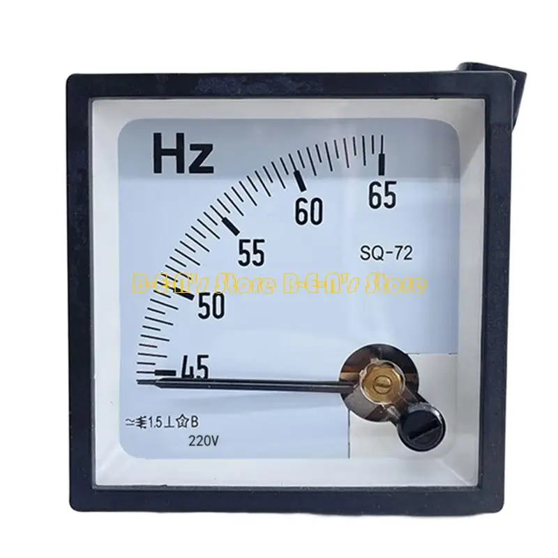 Y1AD Compact ABS Frequency Meter For Home Industrial Commercial Use 45-65Hz 100V/220V