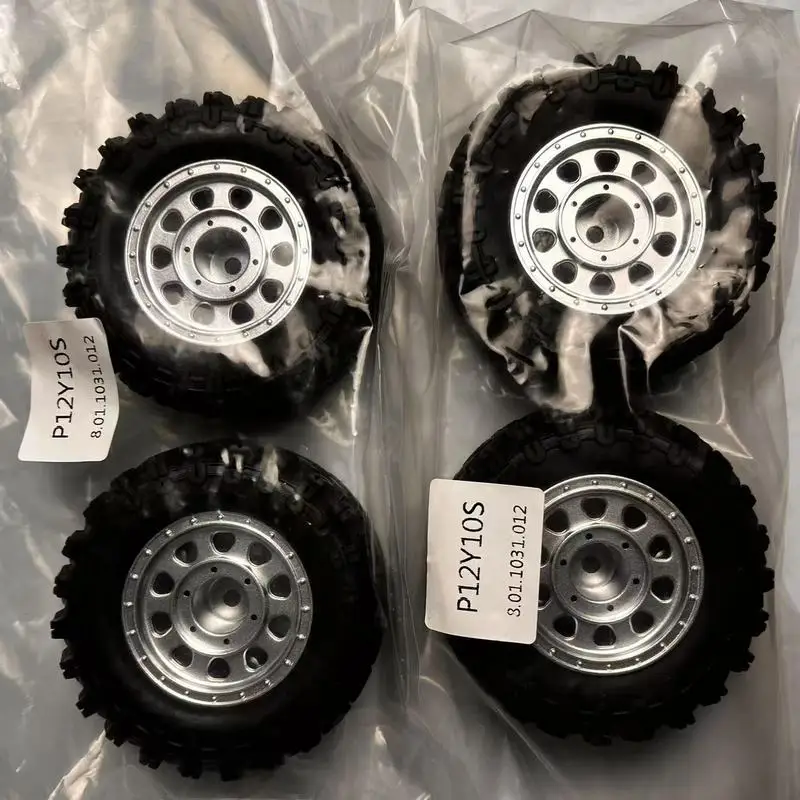 Mjx Rc Crawler All Terrain Rubber Tires Original Factory Spare Parts For H12Y P12Y10S Off Road Climbing Remote Control Car