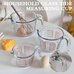 Large Glass Measuring Cup,Kitchen Mixing Bowl,Liquid Measure Cups,Baking Safe for Microwave,Coffee Accessories for Fruit Salads