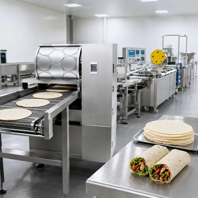 Industrial Tortilla Making Machine Automatic Flour Corn Tortilla Press Maker Commercial Dough Sheeter Roller for Bakery