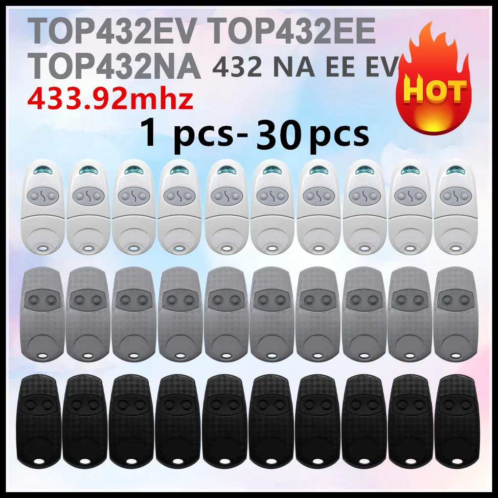 TOP432EE TOP432EV TOP432NA TOP 432EE 432EV 432NA Garage Door Remote Control 433.92MHz Fixed Code Electric Gate Control Opener