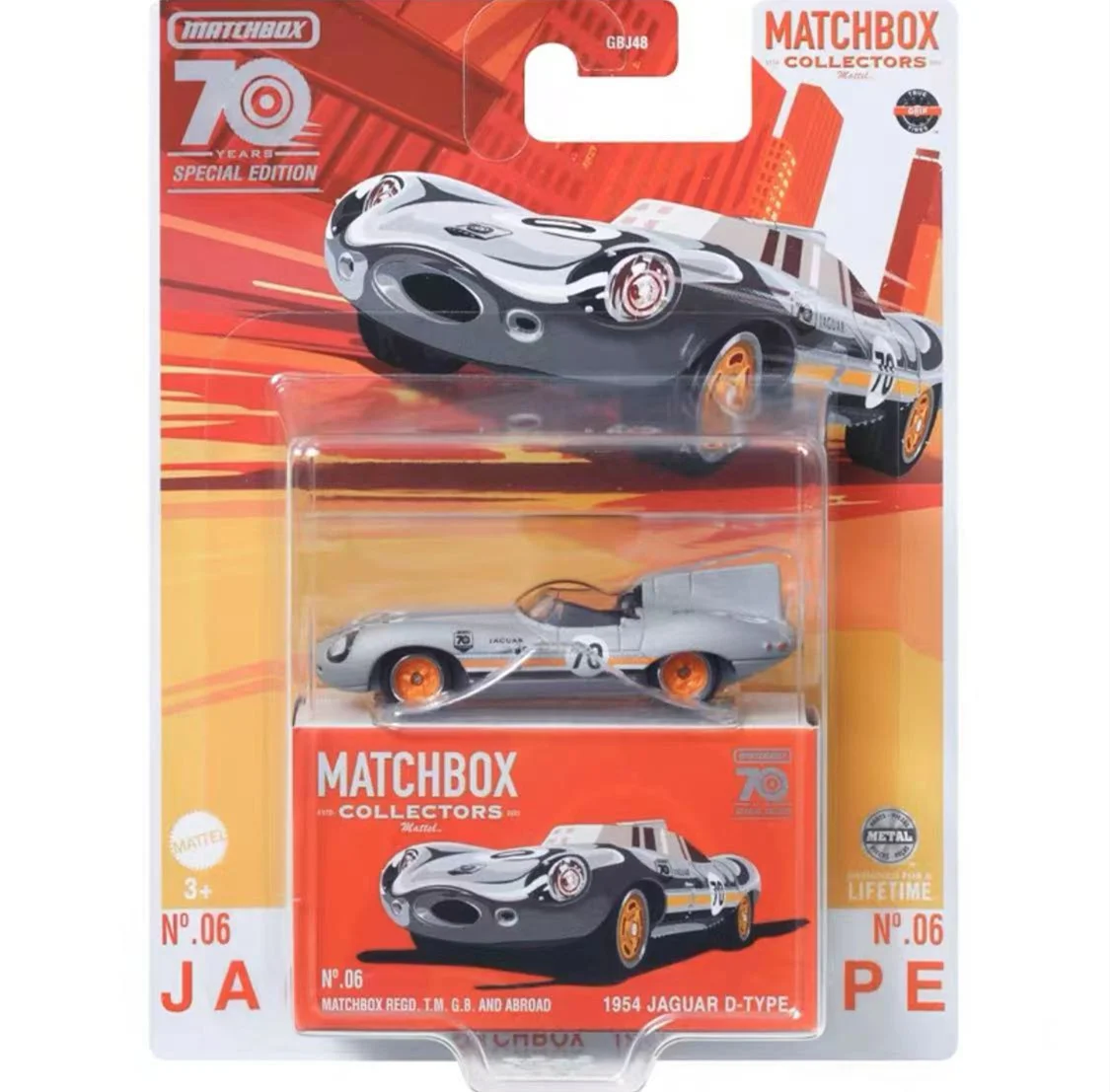 Original Matchbox Car Collectors 70 Years Special Edition Vehicles Porsche Toyota Audi Mercedes-Benz Boys Toys for Children Gift