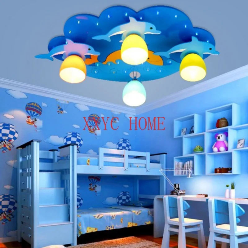 

Boy Creative Cartoon Ceiling Light Luxury Internet Celebrity Master Bedroom Light Modern Minimalist LED Lamp