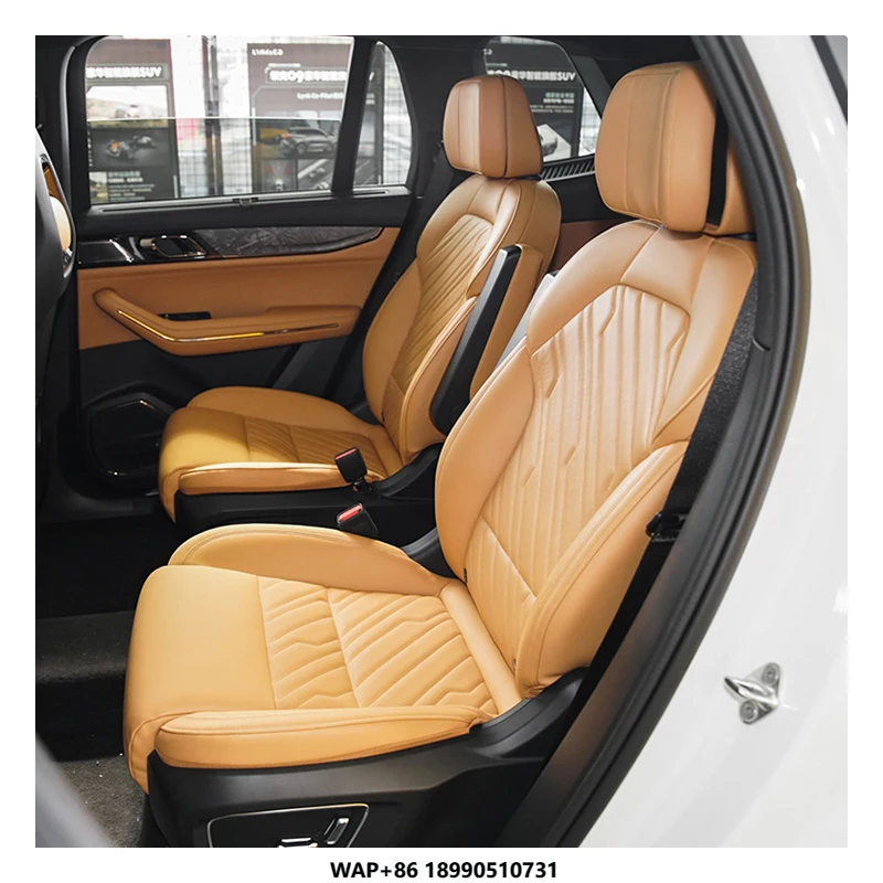 

Custom Made for Car Seat Cover for 5 Seats Luxury High Quality Nappa Leather Original Custom Fit for 2021-2024 Lynk & Co 09 EM-P