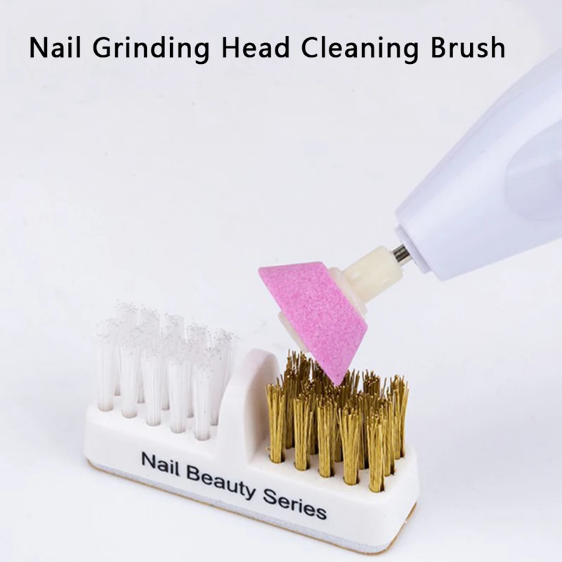 Portable Nail Drill Bit Cleaning Brush For Electric Manicure Machine Drills