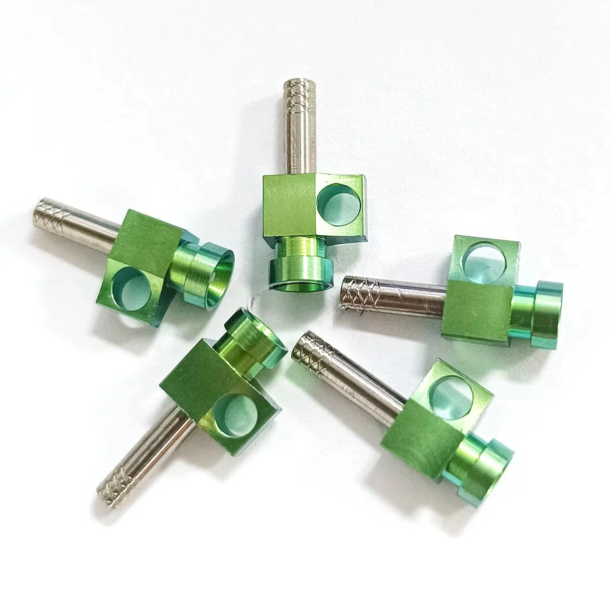 6pcs Multi unit Impression Coping Open Tray MU Titanium Impression Pick-Up transfer compatible with Hiossen Osstem with TS