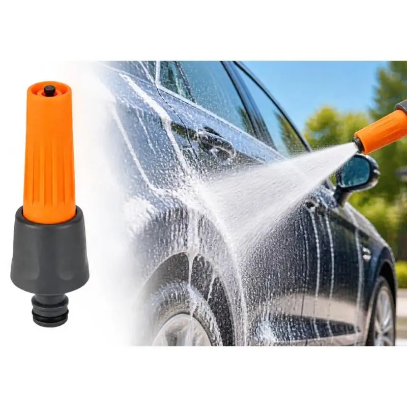 Light Plastic Irrigation Water Hose Nozzle with Concentrated Straight Stream, Handheld Sprayer for Container Gardens, D2RD
