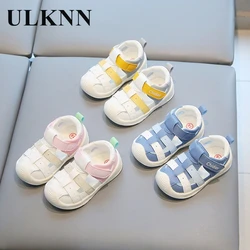 Baby Summer Toddler Shoes Kids Casual Baby Waterproof Leather Sandals Boys Girls Non-slip Soft-soled Toddler Sandals