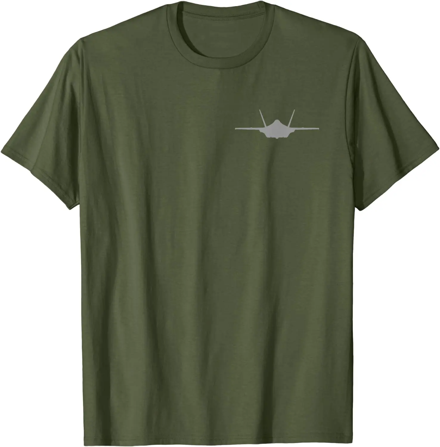 F-35 A JSF Lightning II Aircraft Silhouette and Tri View Men T-Shirt Short Sleeve Casual 100% Cotton O-Neck Summer Shirt