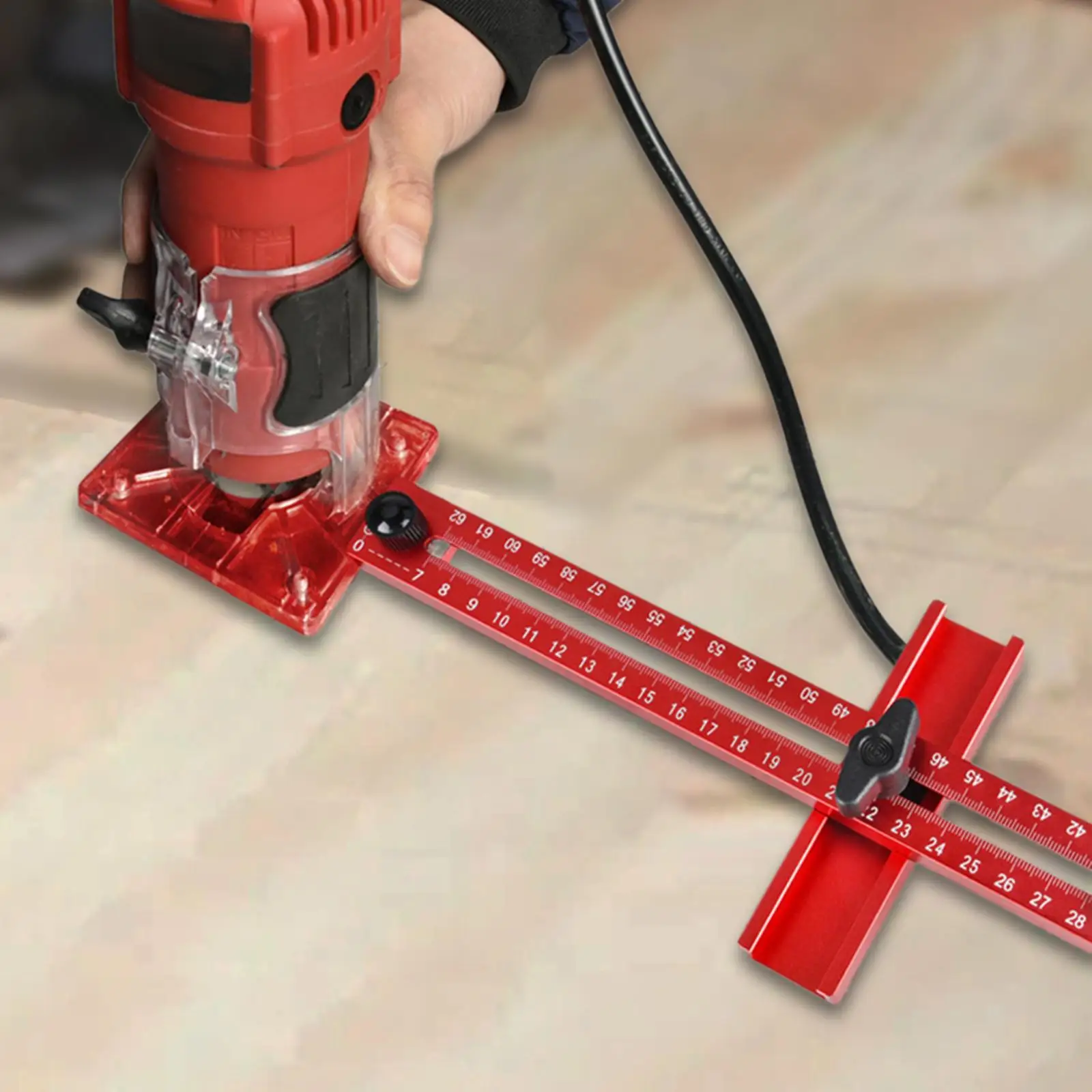 Woodworking Circle Cutter Jig for Trimming Machine Aluminium Alloy for Carpenter Multipurpose