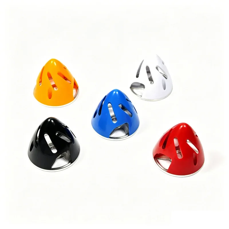 RC Airplane Spinner 2‑3.25 Inch Plastic Cone Aluminum Base Multi‑Color Propeller Cover For Fixed‑wing Model Aircraft