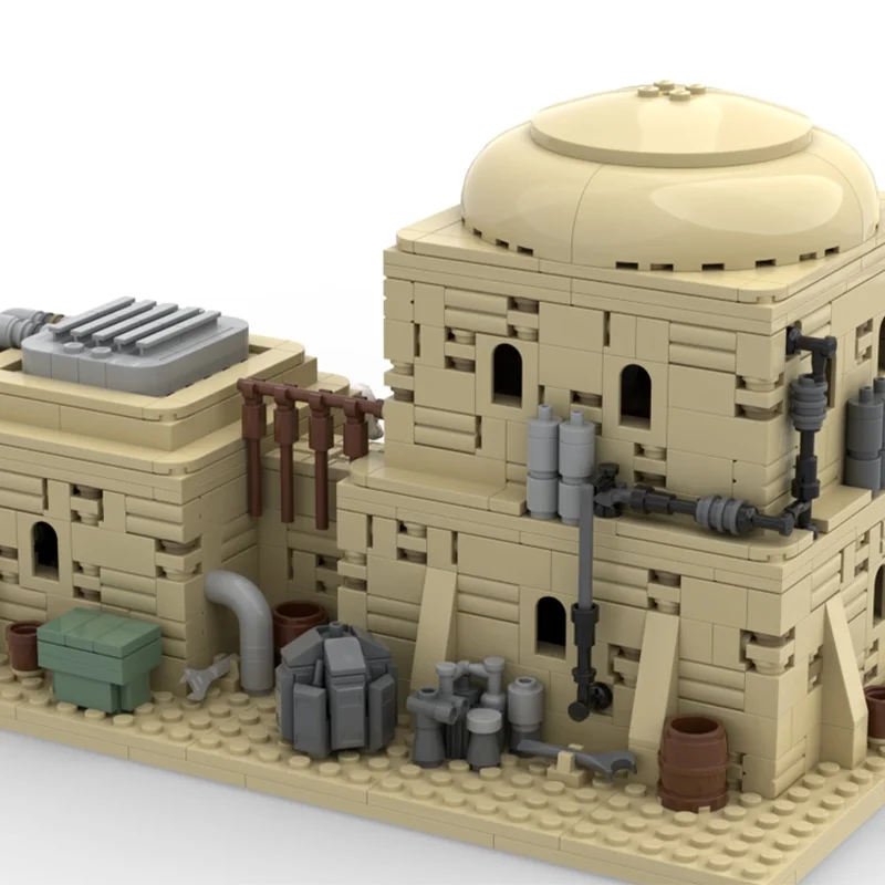 1144 個 MOC タトゥイーン モジュラーインテリア デザートスター モデルビルディングブロック クリエイティブクリスマスギフトアイデアおもちゃ ブリックキッズ誕生日