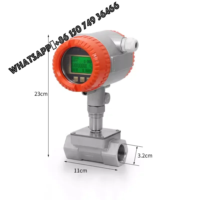 Cavitt Factory Direct DN25 Stainless Steel LWGY Liquid Turbine Flow Meter with Signal Output for Petrol Service Equipment