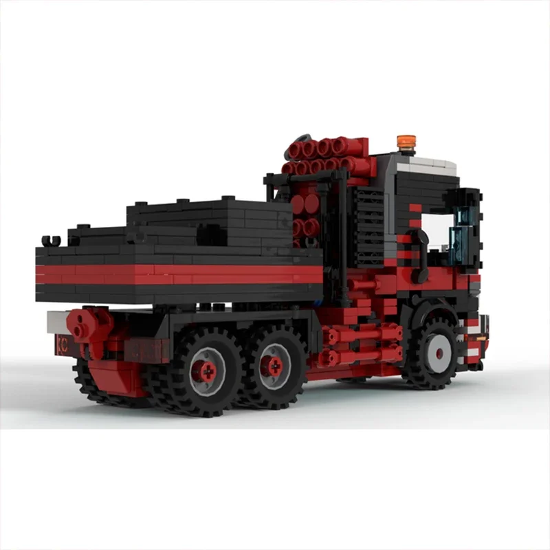 HtMoc Tractor blocks truck bricks moc construction equipment construction vehicle truck transporter toy moc cars bricks