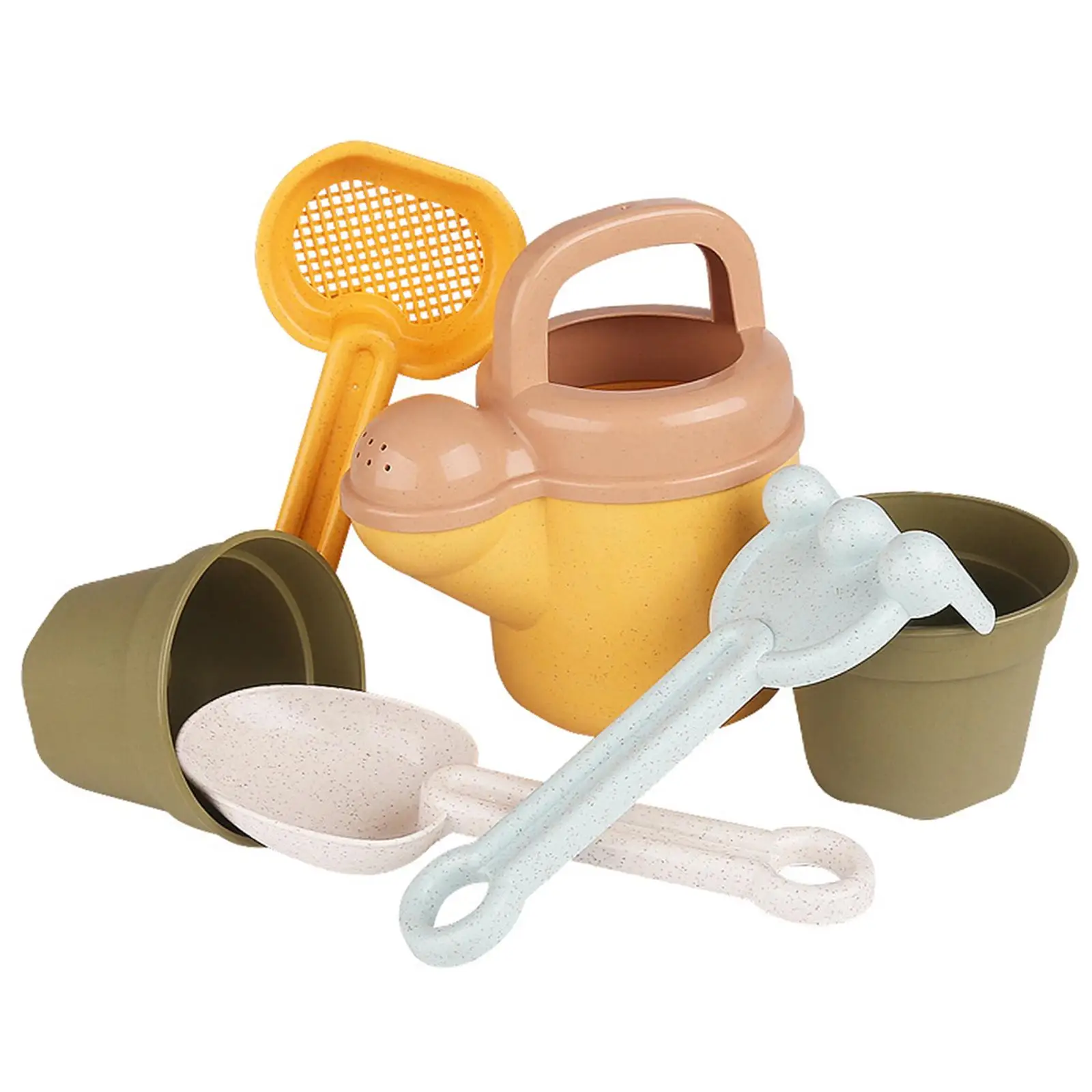 6-delig strandspeelgoed Leuk zandbakspeelgoed Zandspeelgoedset voor zomerfeest Kampeeruitrusting Reizen Outdoor-activiteiten Cadeaus voor kinderen