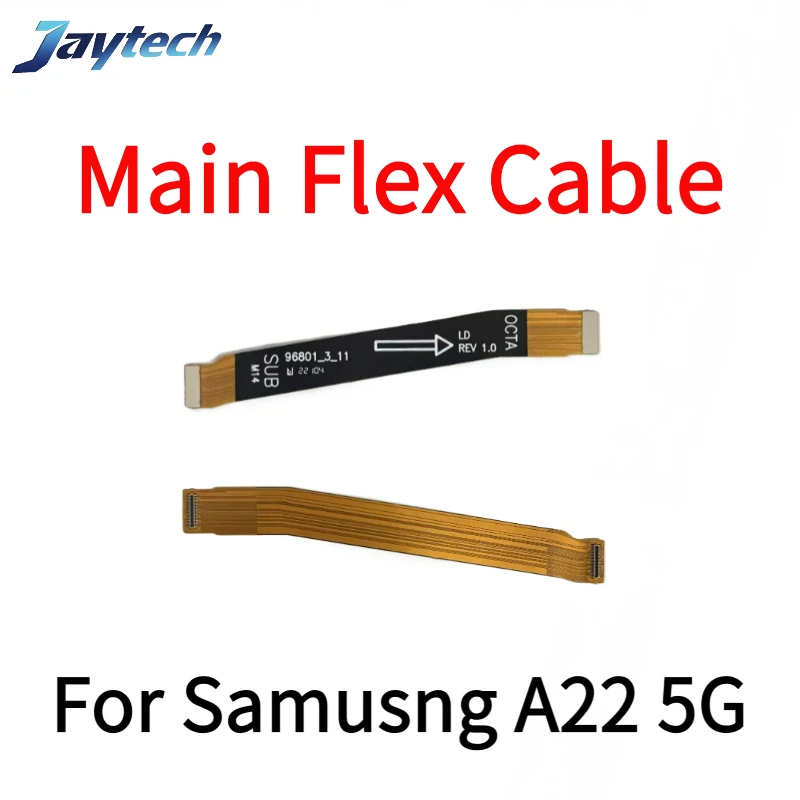 

10 шт. для Samsung A22 A33 A34 A53 A72 4G 5G, разъем для подключения основной платы, замена ленточного гибкого кабеля