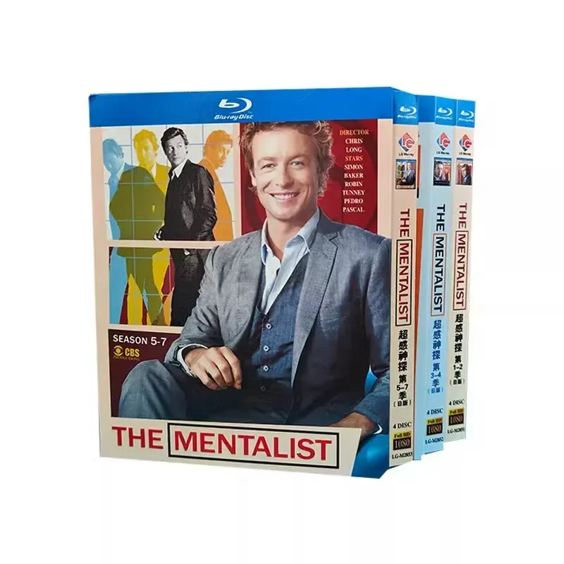 BD Blu-ray Disc American Drama Super Detective Season 1-7 Japanese Version Chinese Subtitles 12 Disc CD Box