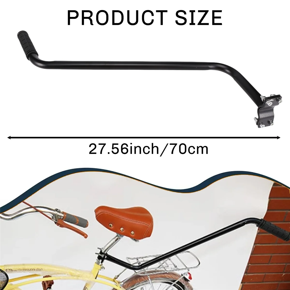 SMIEA Bike Training Push Grab Balance Handle Bar Bicycle Pole Trainer for Kids Children Learn Cycling Vehicle Device Bike Tool