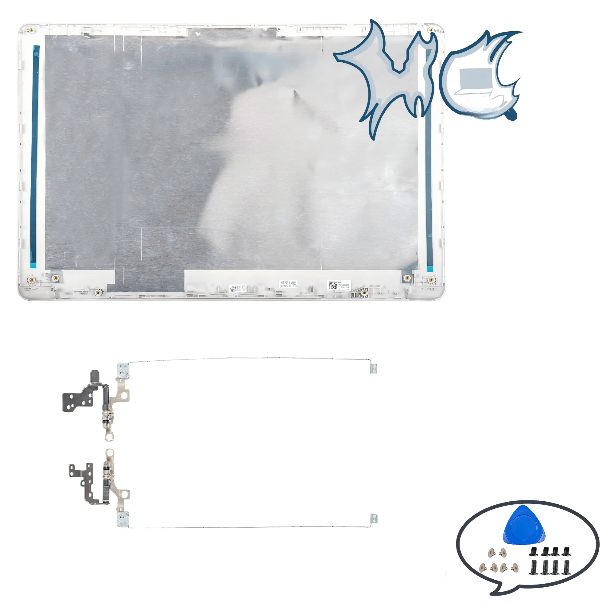 

For 15S-FQ 15S-EQ 15S-FR 15-DY 15T-DY TPN-Q230/Q222 LCD Back Covers Front Bezel Palmrest Hinges Bottom Case Hingecover Repair