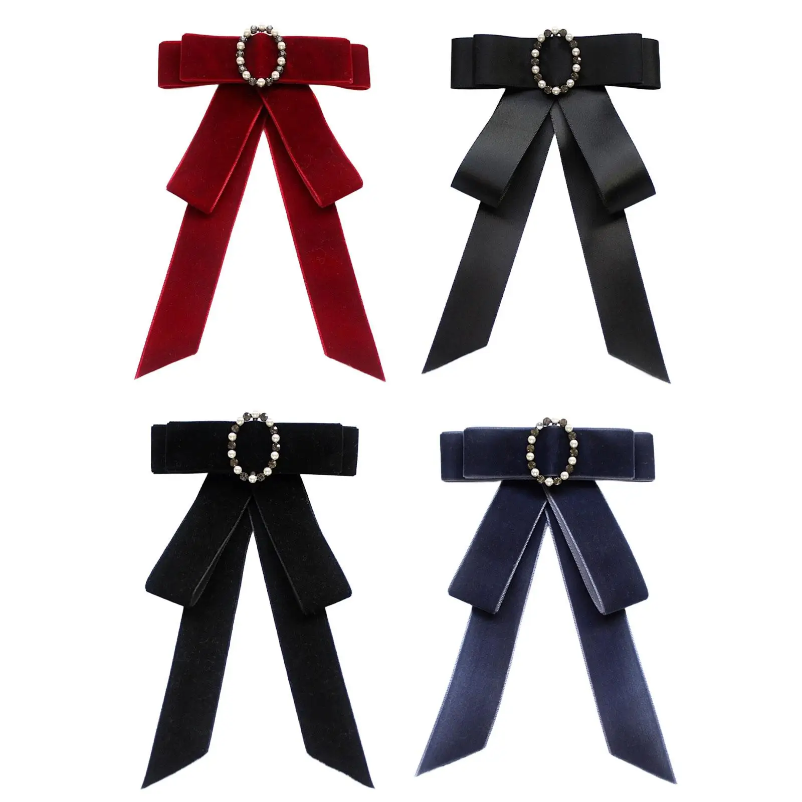 Womens Bow Tie Fashion Neck Tie Jewelry for Cosplay Banquet Shirt Ornament